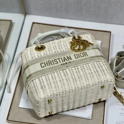 Dior Lady Wicker Bag — Beige Trim product view 4