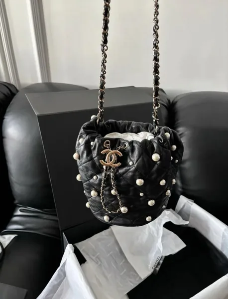 Chanel Bucket Pearl Bag SS21 product photo