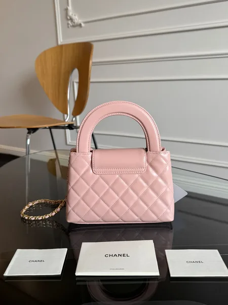 Chanel Kelly Bag 19 In Light Pink Calfskin Gold Hardware product view 3