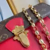 Louis Vuitton Victoire Monogram Pattern Handbags 27x20x10cm — Red Front Panel product view 3