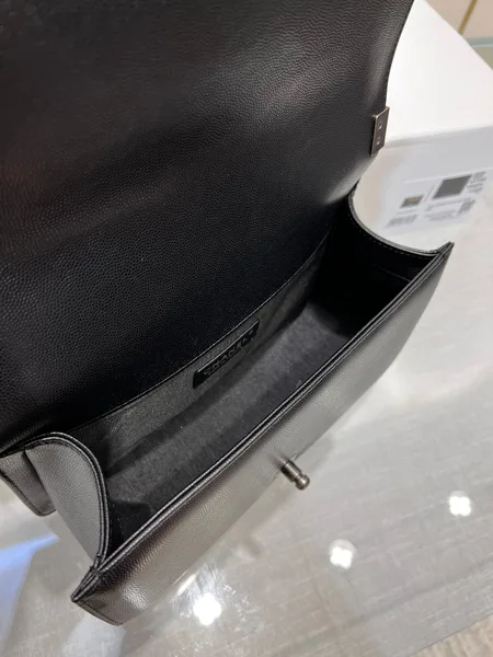 Chanel Boy Black Silver Hardware Woman’s 20 cm Bag product view 7