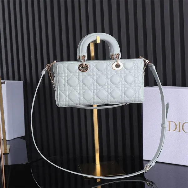 Dior Medium Blue Lady D-Joy Bag( product view 3