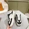 Louis Vuitton Women Black and White Sneakers — Round-Toe Low-Top Style product view 3