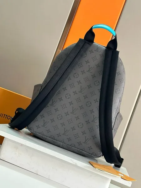 Louis Vuitton Discovery Backpack PM — Gray with Turquoise Accent product view 2