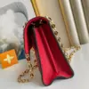 Louis Vuitton Victoire Monogram Pattern Handbags 27x20x10cm — Red Front Panel product view 6