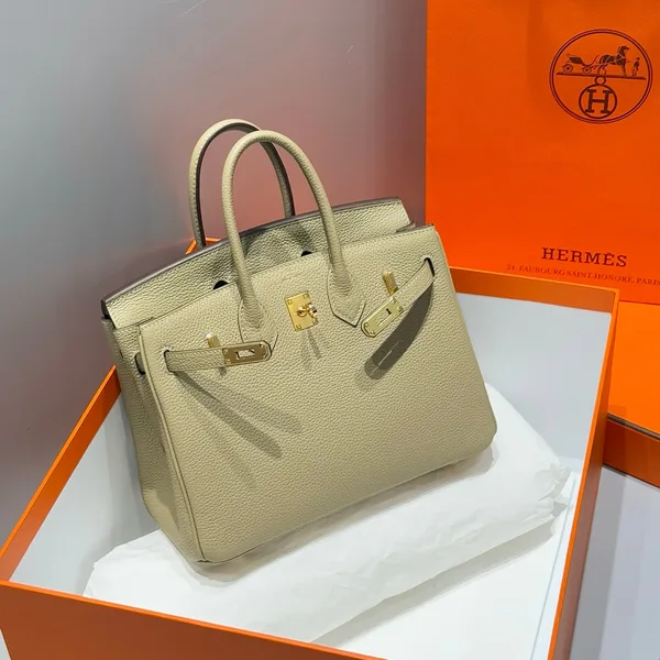 Hermès Birkin 25 In Dark Khaki Gold Hardware Bag product view 2