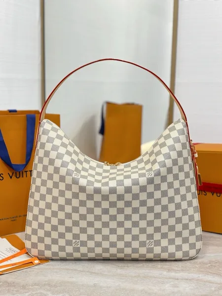 Louis Vuitton Damier Azur Slouchy MM Bag product view 6
