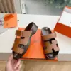 Hermès Women Brown Sandals — H-Strap Slides product view 6
