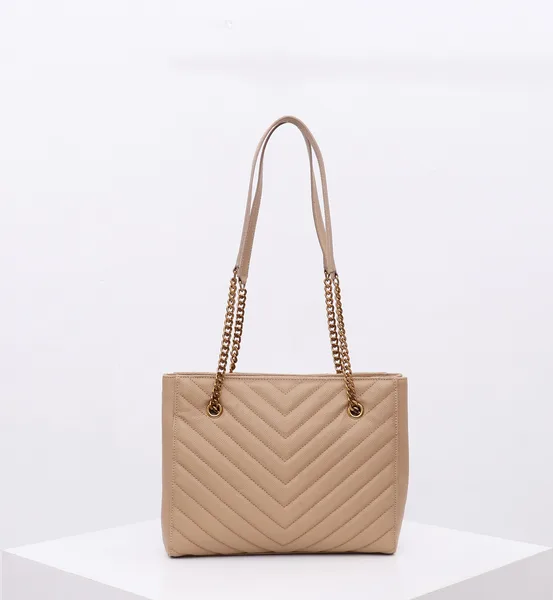 Saint Laurent Tribeca shoulder bag in burgundy leather product view 2