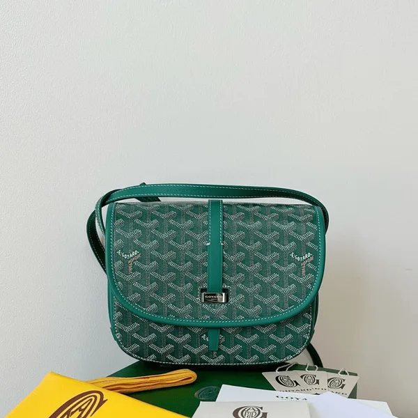 Goyard Green Handbag With Pattern 22x16x7cm product photo