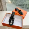 Hermès Women Black Leather Studded Mules product view 4