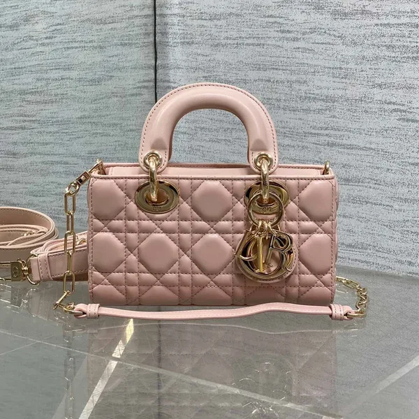 Dior Micro Lady D-Joy 19 In Black Calfskin Gold Hardware Bag product photo