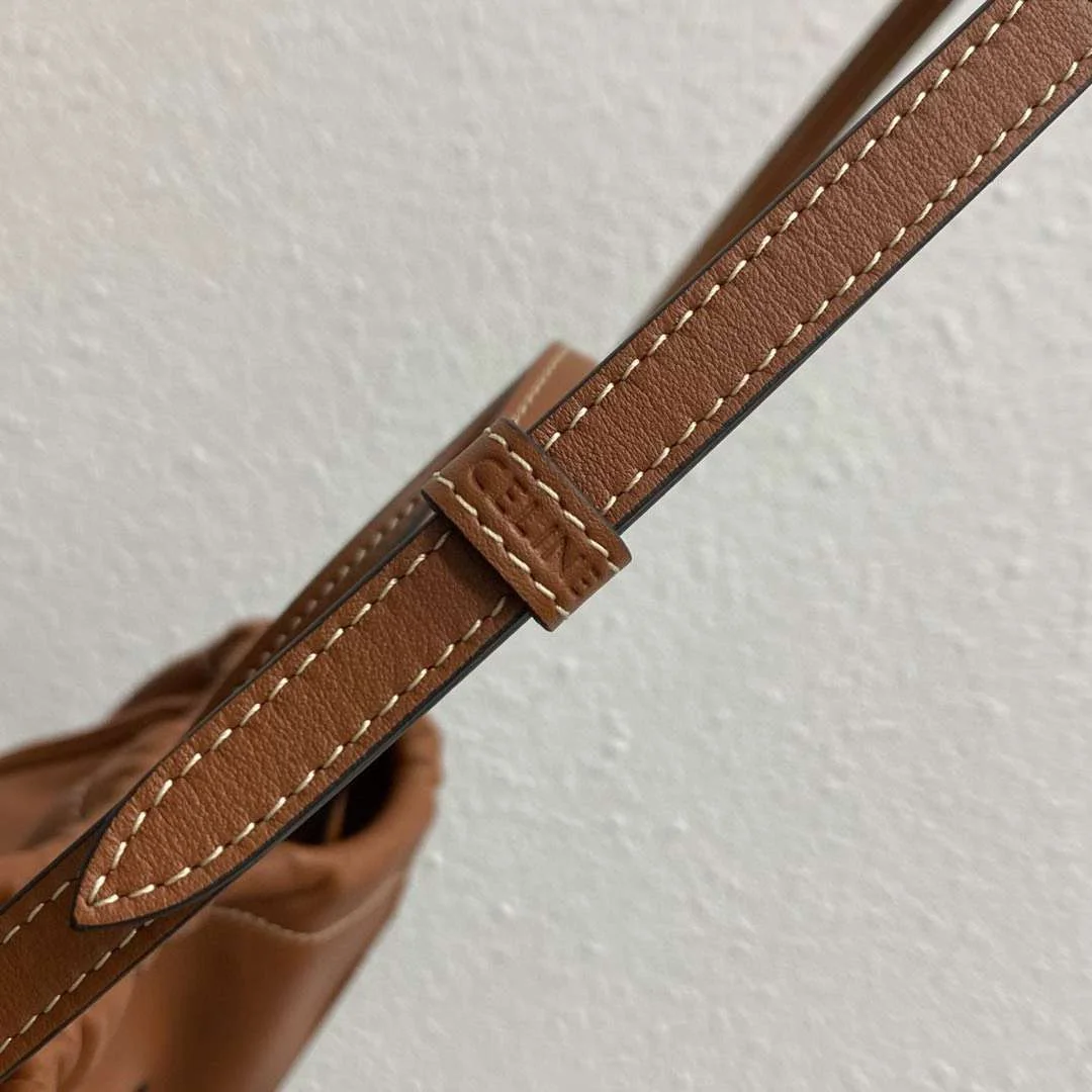 Celine Cabas Brown Soft Leather 22x17x15cm Bag product view 3