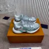 Louis Vuitton Women Silver Mesh Metallic Sneakers product view 4