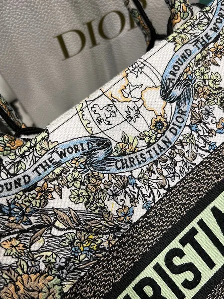 Dior Book Tote 36 cm — Multicolor Ornamental Pattern product view 6