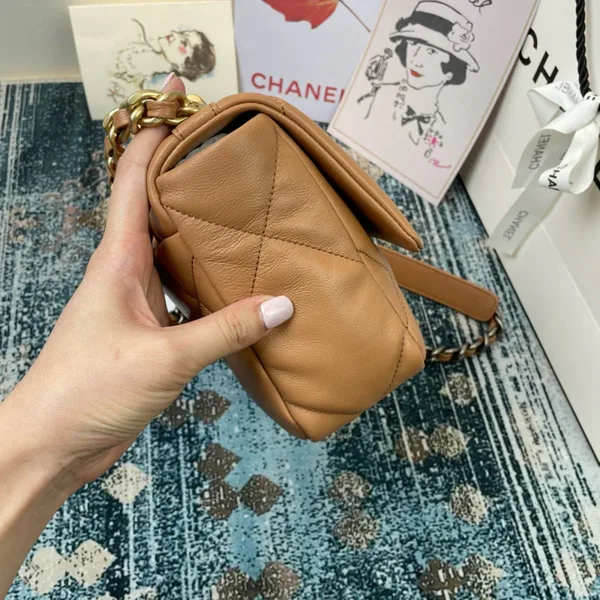 Chanel Medium 26 Flap Bag In Peanut Lambskin product view 3