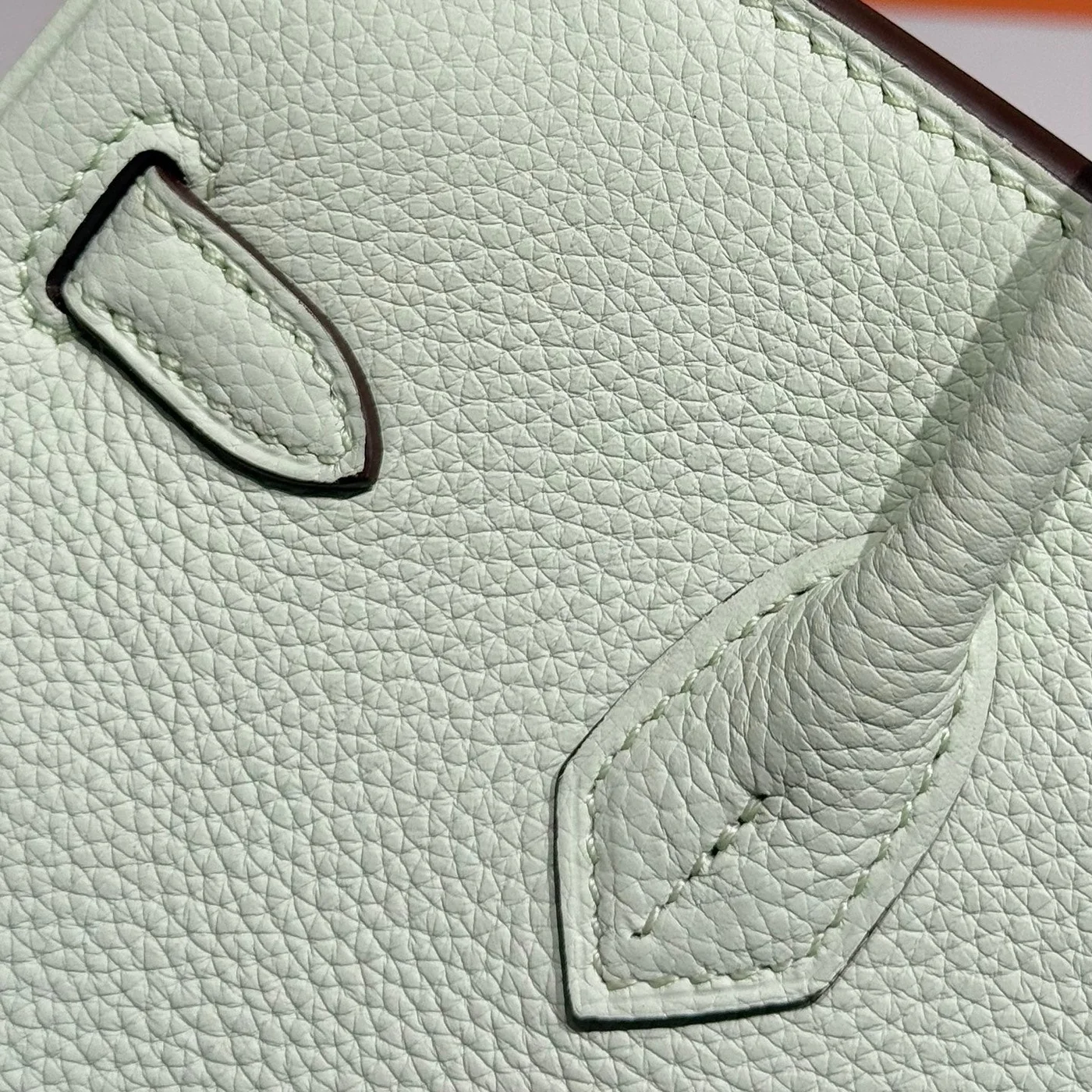 Hermès Birkin 25 In Light Mint Green Silver Hardware Bag product view 8