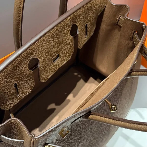 Hermès Birkin 30 In Coffee Gold Hardware Bag product view 3