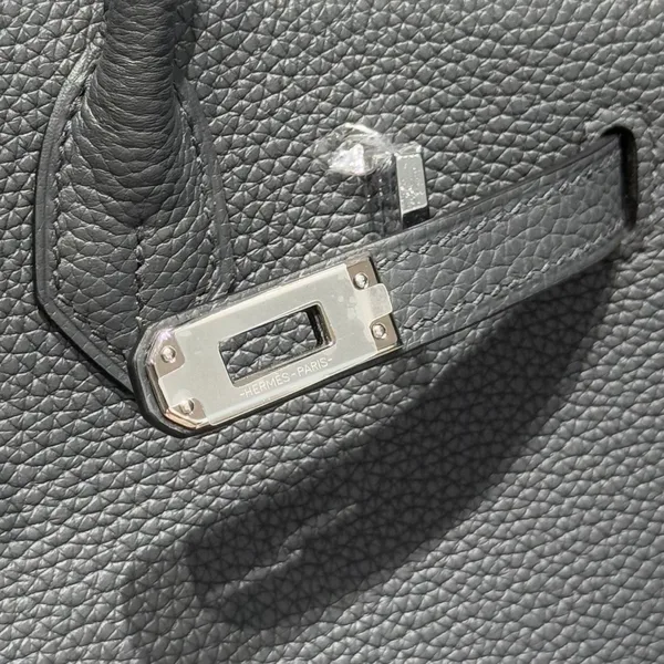 Hermès Birkin 25 In Charcoal Gray Silver Hardware Bag product view 5