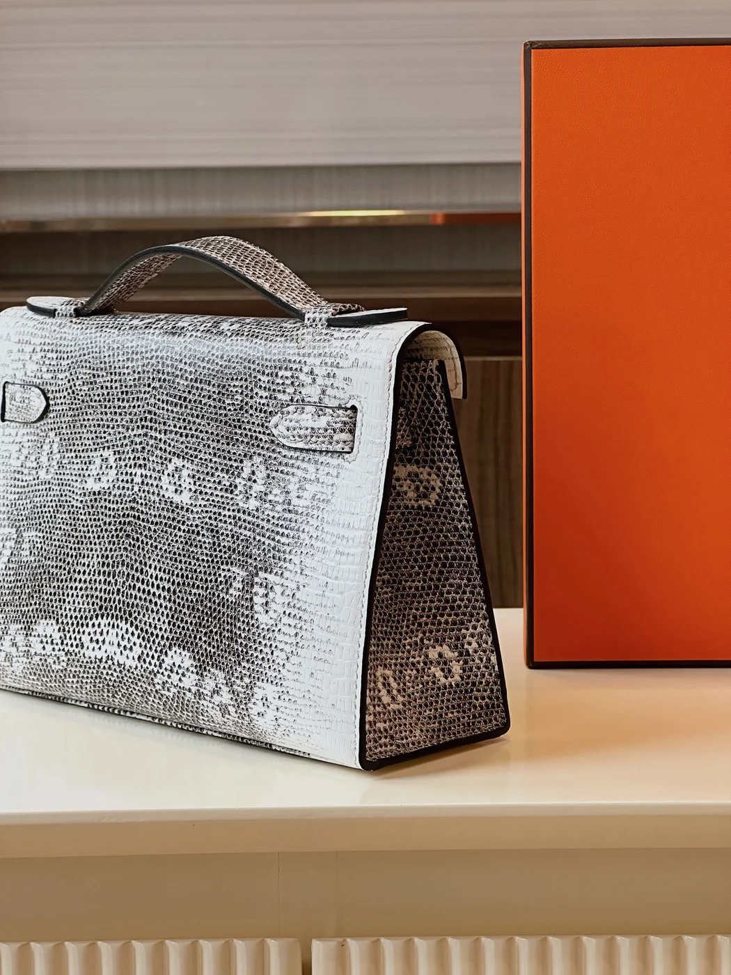 Hermès Constance Omber Lizard leather Gold Hardware Bag product view 3
