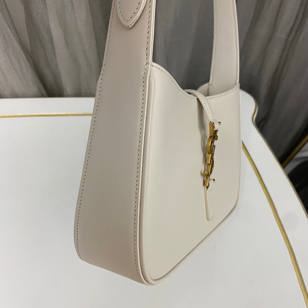 Saint Laurent le 5 a 7 mini hobo bag – White product view 3