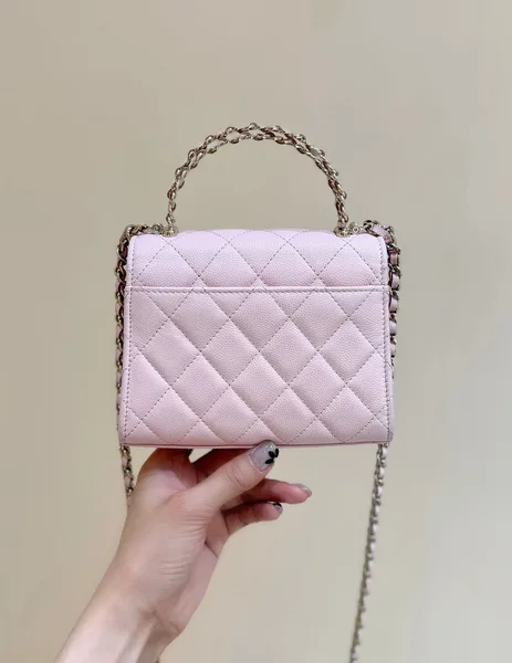 Chanel 25S Double C Logo Diamond Shiny Calfskin Bag product view 2
