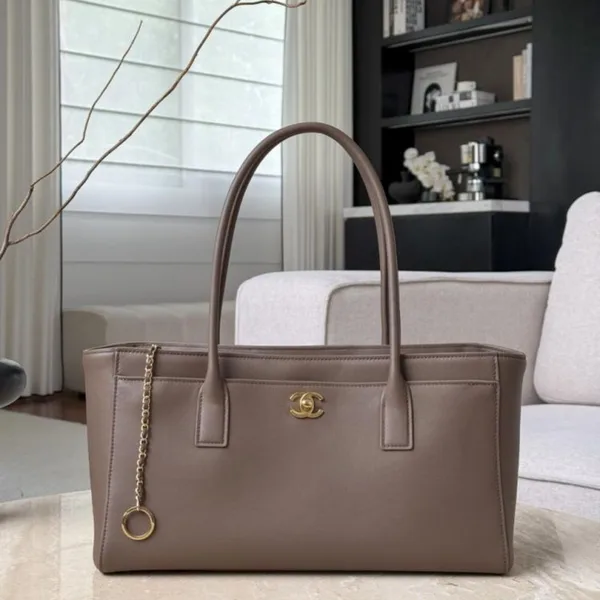 Chanel Archetype Shopping Tote Brown Gold Hardware product photo
