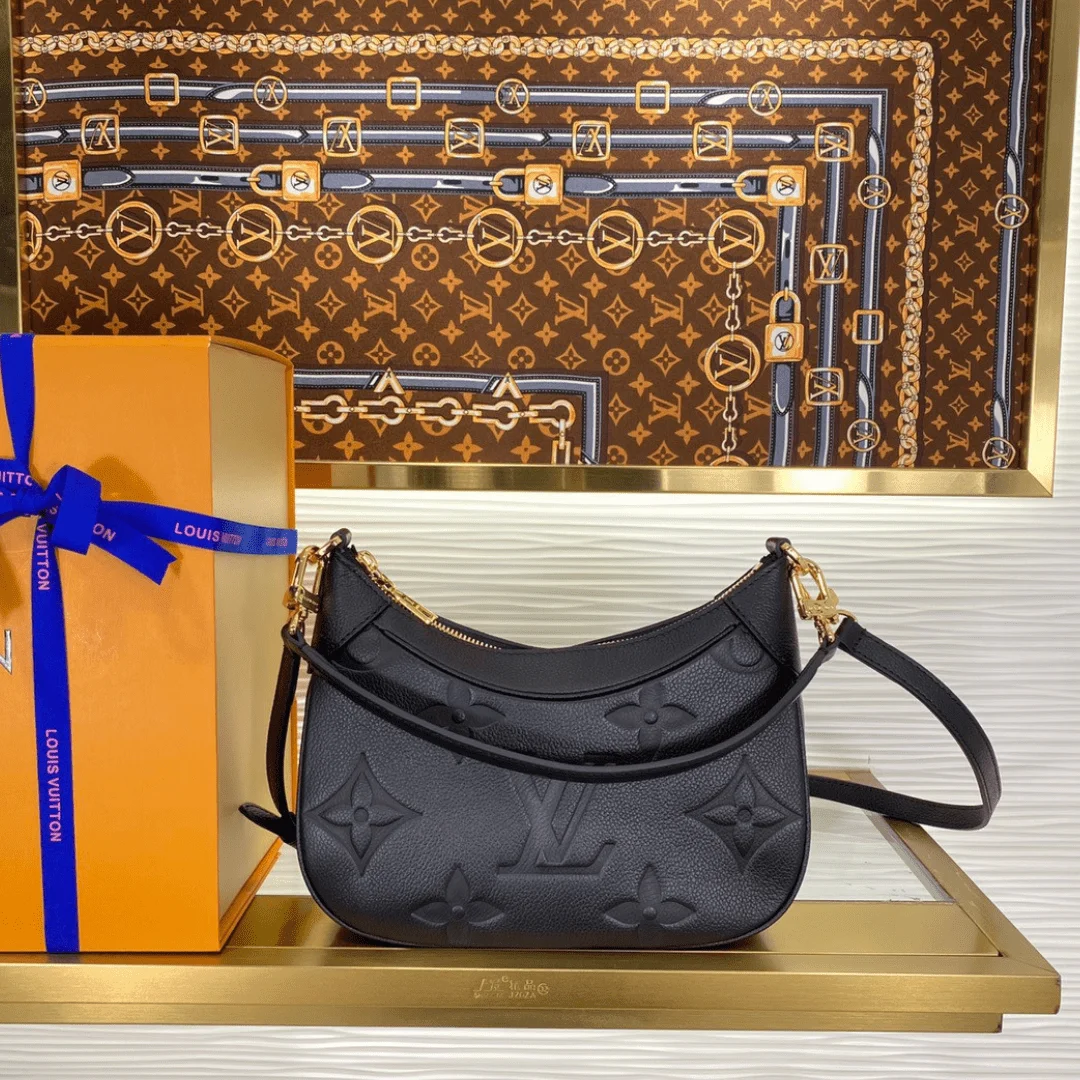 Louis Vuitton Bagatelle Monogram Black Handbags 24x18cm product view 1