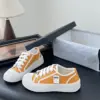 Chanel Women Yellow Canvas And Rubber Sneakers product view 2