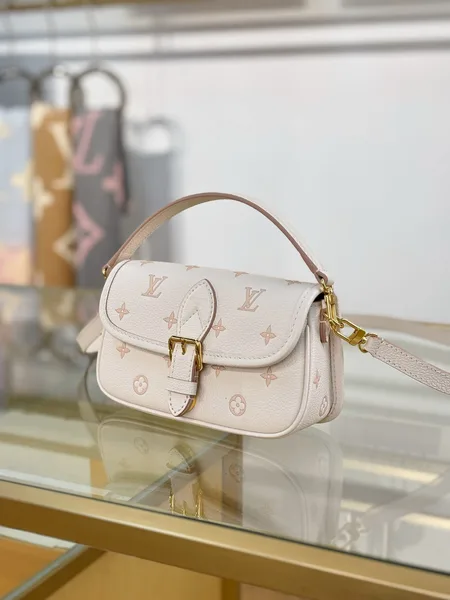 Louis Vuitton Nano Diane bag in cream Monogram Empreinte product view 2