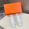 Hermès Women White Sneakers — Mesh Running Style product view 1