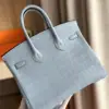 Hermès Birkin Hand Sewing Imported Leather Handbags 25 cm product view 3
