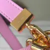 Louis Vuitton Twist Pink Handbags With Lock Gold 24 cm product view 6