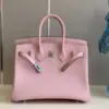 Hermès Birkin 25 Rose Pink Togo Leather Palladium Hardware Bag product view 4