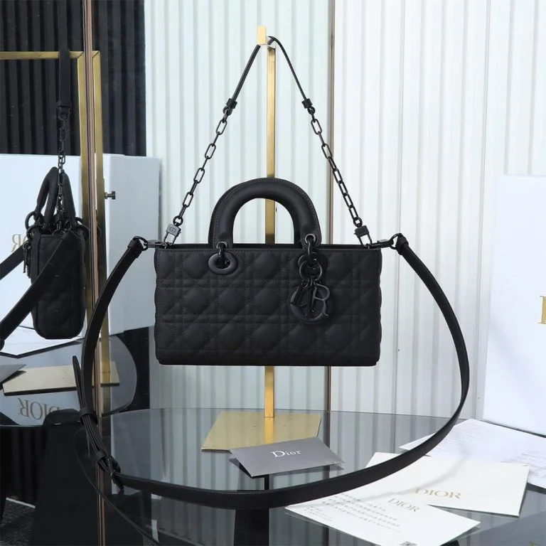 Dior Black Medium Lady D-Joy Bag product view 5