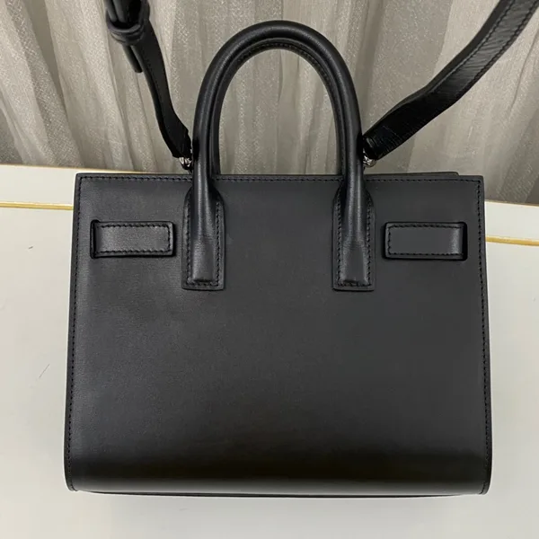Saint Laurent Nano Sac De Jour Black Smooth Leather Gold-tone Metal Bag product view 4