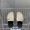 Hermès Women Suede Buckle Mules — Taupe product view 6
