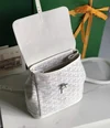Goyard Goyardine Mini Alpin Backpack in white product view 3
