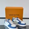 Louis Vuitton Low-Top Sneakers Blue and White Pattern product view 5