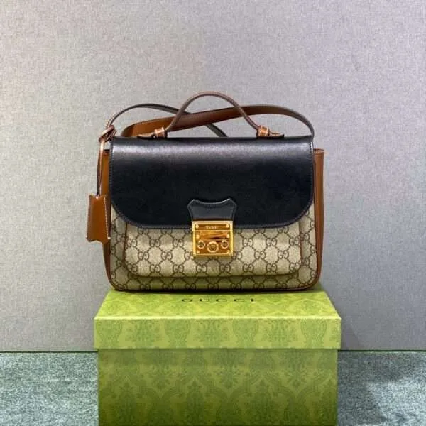 Gucci Padlock Handle Bag Traditional Pattern 28 cm product photo