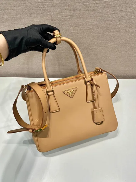 Prada Galleria Top Handle Bag 32 In Off White Saffiano Leather product view 2