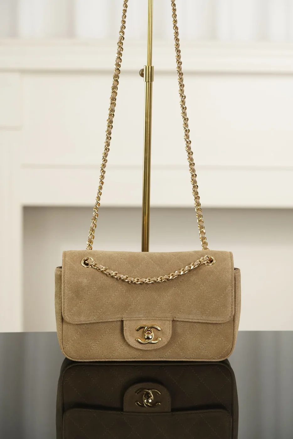Chanel Maxi Souplissimo Flap Bag Mini Suede product view 1