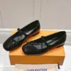 Louis Vuitton Women Black Patent Leather Mary Jane Loafers — Rounded Toe product view 3