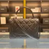 Chanel Trendy Brown Leather Handbags 25 cm product view 6