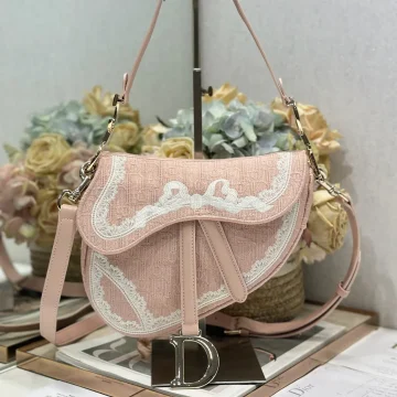 Dioramour Small Saddle Bag with Strap Soupir Pink product photo