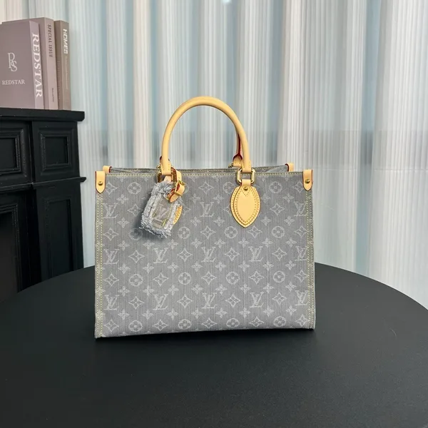 Louis Vuitton OnTheGo MM Monogram Denim canvas Bag product photo