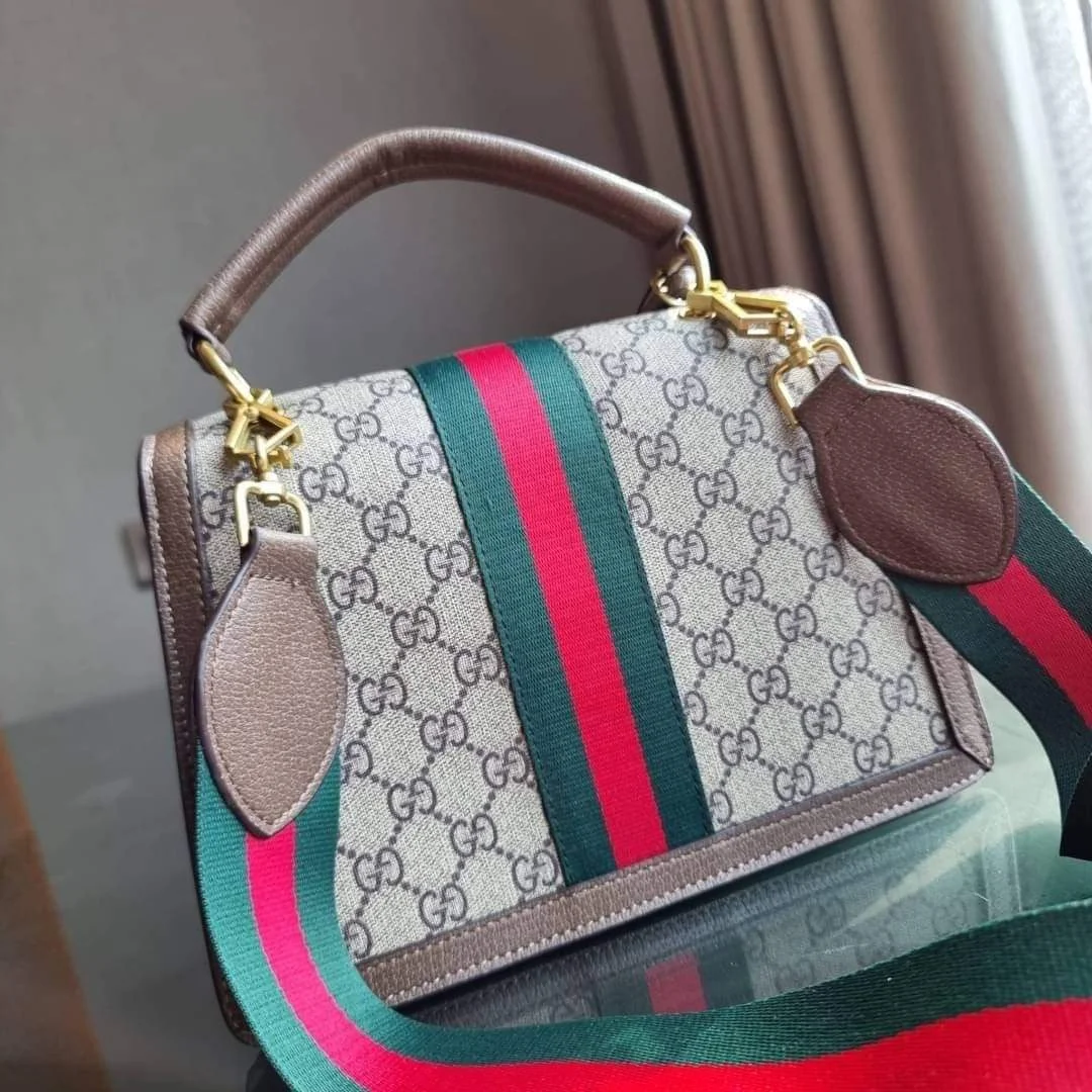 Gucci Queen Margaret Leather Handbag product view 6