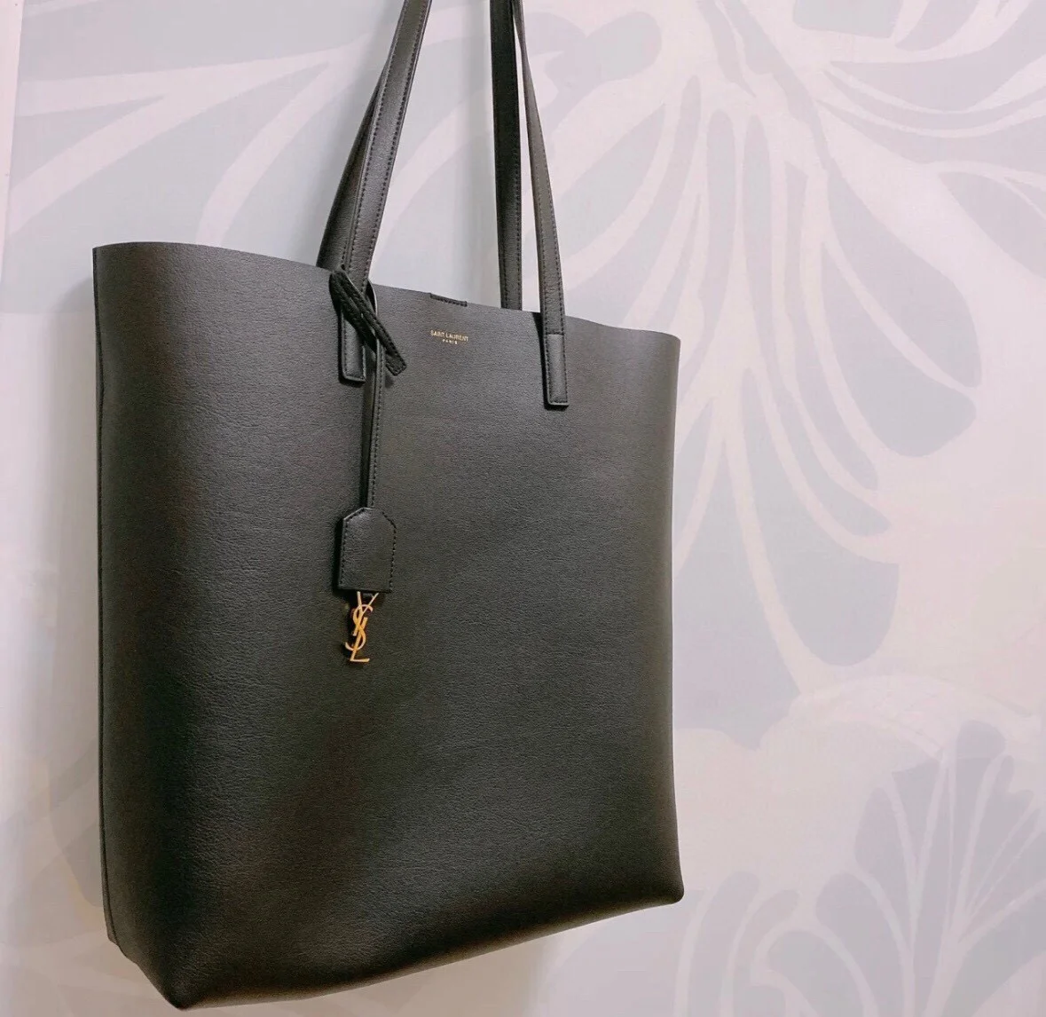 Saint Laurent Upright Tote Bag Black product view 2
