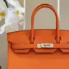 Hermès Birkin 30 Orange Palladium Hardware Bag product view 3