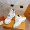 Louis Vuitton Women White Mesh Multicolor Logo Sneakers product view 5